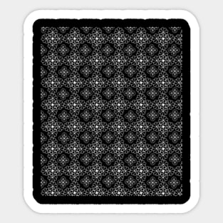 Floral geometric pattern Sticker